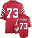 John Hannah Reebok NFL Premier 1984 Throwback New England Patriots Jersey - Large