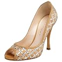 Casadei Women's 2748 Peep Toe Pump