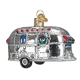 Old World Christmas Vintage Trailer Glass Blown Ornament