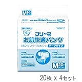 第一衛材 フリーネ お肌快適パンツ テープタイプ M(吸収量5回分) 20枚×4(80枚) DMP-77