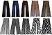 Dangerousfx Women's Gothic Wide Leg Flattering High Waist Stretch Palazzo Pants