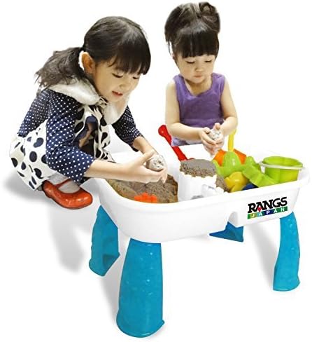 Rangusu Japan (RANGS) Kinetic Sand table &amp; Kinetic Sand 2LB [2 pieces] - 2-point set of 3