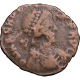 395AD Ancient Roman Coin EMPEROR ARCADIUS Victory Angel