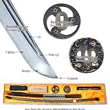 Handmade Damascus Steel Japanese Samurai Sengoku Sword