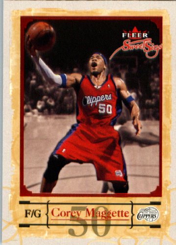 2004 05 Fleer Sweet Signatures Basketball Card #56 Corey Maggette Los Angeles Clippers