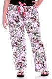 Torrid Plus Size Fuchsia White and Black Mixed Animal Print Lounge Pant