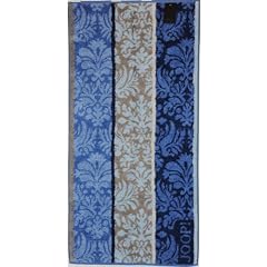 JOOP! New Ornament - Ornament 1585 - Farbe: Blau - 11, Duschtuch 80x150 cm