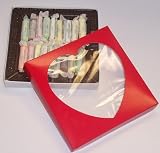 Gourmet Food : Scott's Cakes Assorted Salt Water Taffy 1 Pound Heart Box