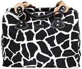 OiOi Giraffe Tote (Cocoa/White)