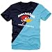 EDDIES AUTO PARTS - JACK ASS - KNOXVILLE Navy-Sky CUS T-SHIRT, GR.L