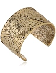 The SAK Wide Etched Cuff Bracelet, 1.7"