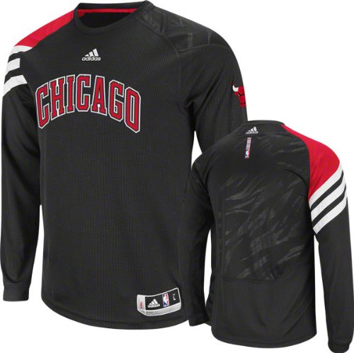 Adidas Chicago Bulls On-Court Long Sleeve Shooting Shirt Xx Large