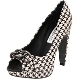 Naughty Monkey Women's Wham Bam Open-Toe Pump