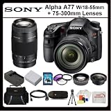 Sony Alpha A77 Kit Includes