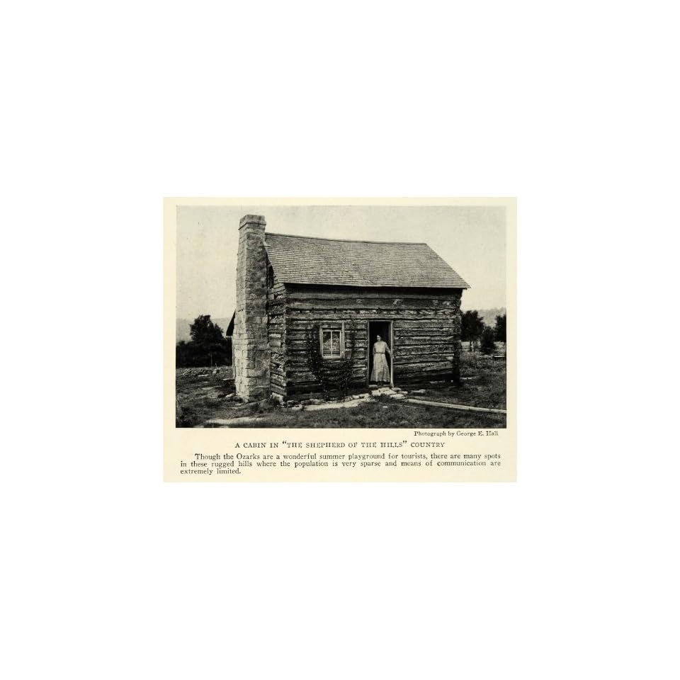 1923 Print Shepherd Of The Hills Branson Missouri Ozarks Antique