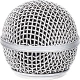 Performance Plus Deluxe Ball Microphone Replacement Grille, Chrome