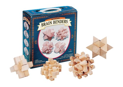Childrens Toyshop  Toys : Wood Brain Benders (4 Puzzles)