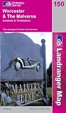 Worcester and the Malverns, Evesham and Tewkesbury (Landranger Maps) (Landranger Maps)