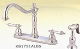 Kingston Brass KB1752AL Heritage Kitchen Faucet Polished Brass