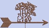 Kentucky Garden Stake Weathervane