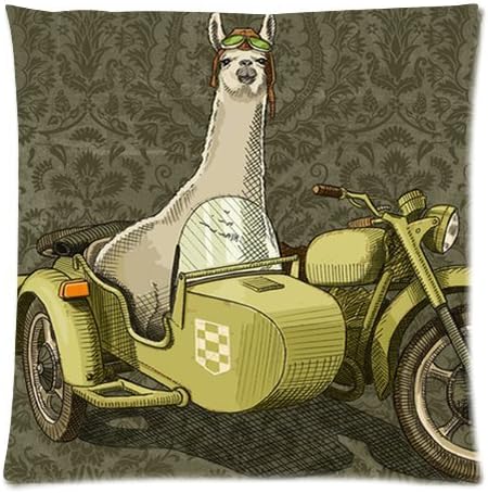 Sidecar Llama Pillow Case 16x16 (two sides)