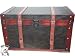Phat Tommy Decorative Storage Steamer Trunk Chest Wood Vinatge Style Antique Decor Box