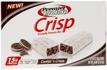 Premier Protein Crisp Bar, Cookies n Cream 1.83 oz (Pack of 1) by Premier Nutrition, Inc