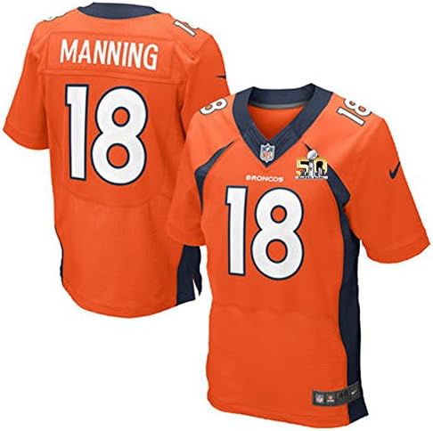 18 Peyton Manning Jersey 2016 Super Bowl 50 Mens Jerseys Orange