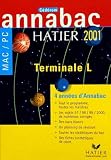 Revue Hatier  / Annabac 2001 terminale l