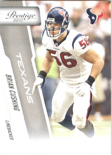 2010 Panini Prestige Football Cards # 77 Brian Cushing - Houston Texans - NFL Trading Card in Screwdown Case