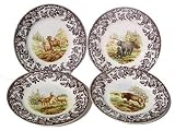 Spode Woodland American Wildlife Salad Plate Set