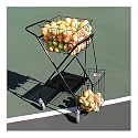 Mini Tennis Coach's Ball Cart - 150 Ball Capacity