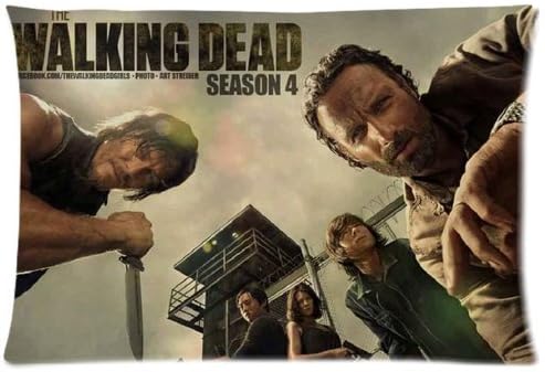 The Walking Dead Zippered Pillowcase 20x30 (Twin sides) Season 4 Pillow Cases Cover