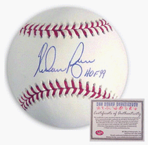 Nolan Ryan Autographed Official MLB Baseball with HOF 99 Inscription