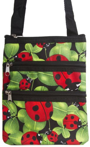 World Traveler Ladybug Small Hipster Cross-Body Bag