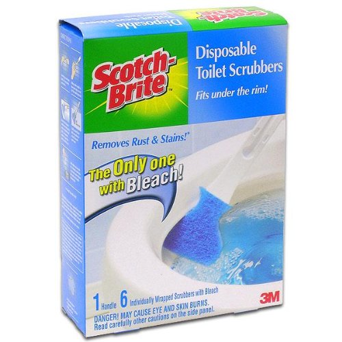 Scotch-Brite Disposable Toilet Scrubbers Case Pack 6