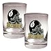 Pittsburgh Steelers NFL 2pc Rocks Glass Set - Helmet logo