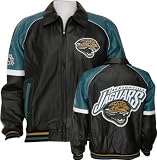 Jacksonville Jaguars Elite Leather Collared Varsity Jacket - Medium