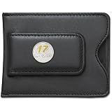 LogoArt Matt Kenseth Enamel Sterling Silver and Black Leather Money Clip