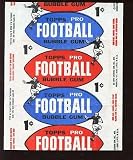 1957 Topps Football 1 Cent Wax Wrapper - NFL Football Cards