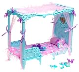 Barbie Fantasy Tales Collection - Musical Canopy Dream Bed and Throne - Fit for a Princess!