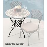 Alfresco Home 21-0143 30 Inch Basketweave Round Bistro Table Base by Alfresco Home