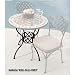 Alfresco Home 21-0143 30 Inch Basketweave Round Bistro Table Base