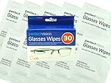 PACK 30 PERFECT VISION OPTICAL LENS GLASSES WIPES - SPECTACLE CLEANER WIPES