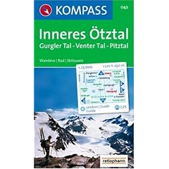 042: Inneres Otztal - Gurgler Tal-Venter Tal 1:25, 000: Wandern - Rad - Skitouren