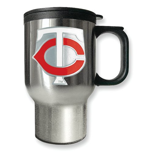 Minnesota Twins 16oz Stainless Steel Travel Mug