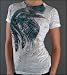 Sinful Clothing - Wisp Burnout Baby Tee in White