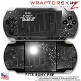 Sony PSP (original) Skin - Stardust Black WraptorSkinz TM Kit by TuneTattooz TM