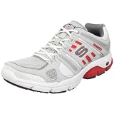 Skechers Men's Tone-Ups Trainer Glide Sneaker,White/Grey/Red,10 M US