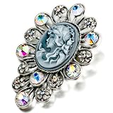 Cameo Floral Brooches And Pins Vintage